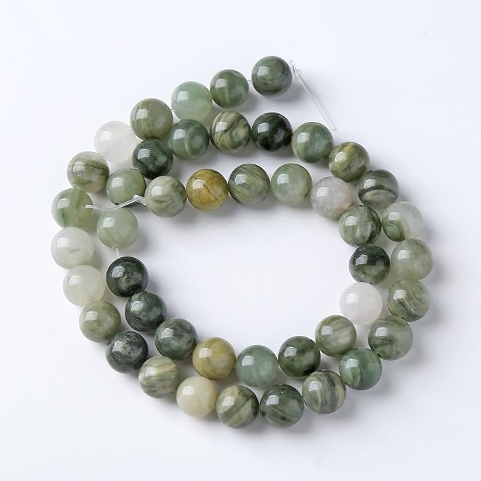 90pcs 4mm Natural Green Hair Quartz Stone Beads - Image 5