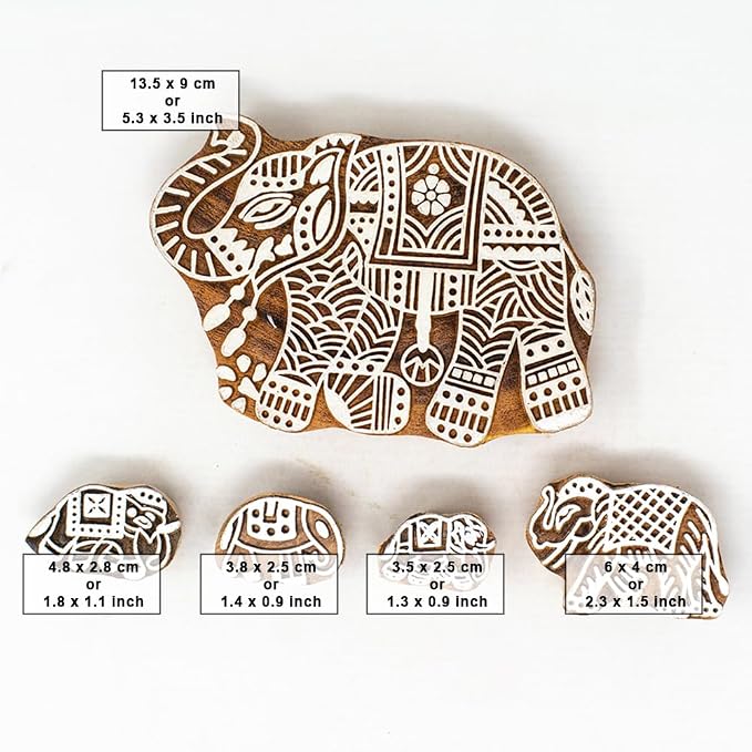 Wooden Block Stamp for Block Printing - Image 4