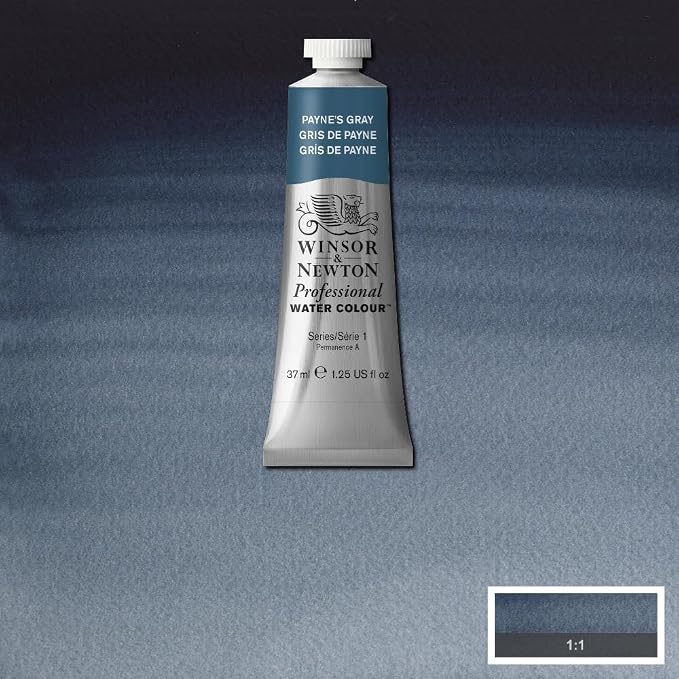 Winsor & Newton Professional Water Colour Paint, 1.25-oz Tube, Payne’s Gray - Image 7