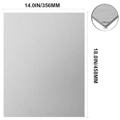 6061 T651 Aluminum Sheet Metal 14 x 18 x 1/8 Inch Flat Plain Aluminum Plate - Image 2