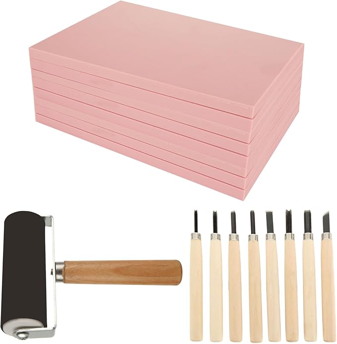 10 Pack Rubber Stamp Making Kit by DIRBUY