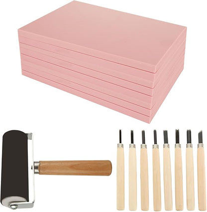 10 Pack Rubber Stamp Making Kit by DIRBUY