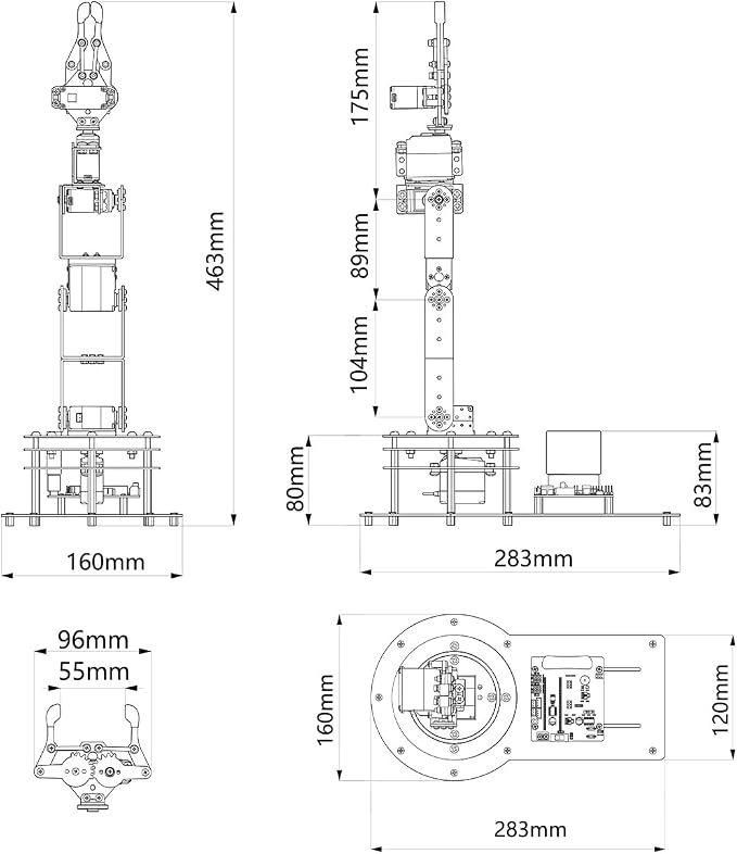 Robotic Arm Kit 6DOF Programming Robot Arm - Image 5