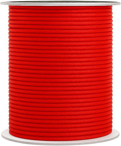 Mandala Crafts 2mm 109 Yards Red Cotton Waxed Cord by MandalaCrafts