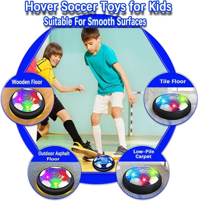 VNVDFLM Hover Soccer Ball Toys for Boys Girls, Rechargeable Floating Soccer Ball - Image 2
