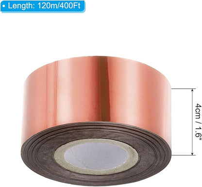 PATIKIL 1.6"x400Ft Hot Stamping Foil Paper, Heat Transfer Hot Stamping Paper - Image 2