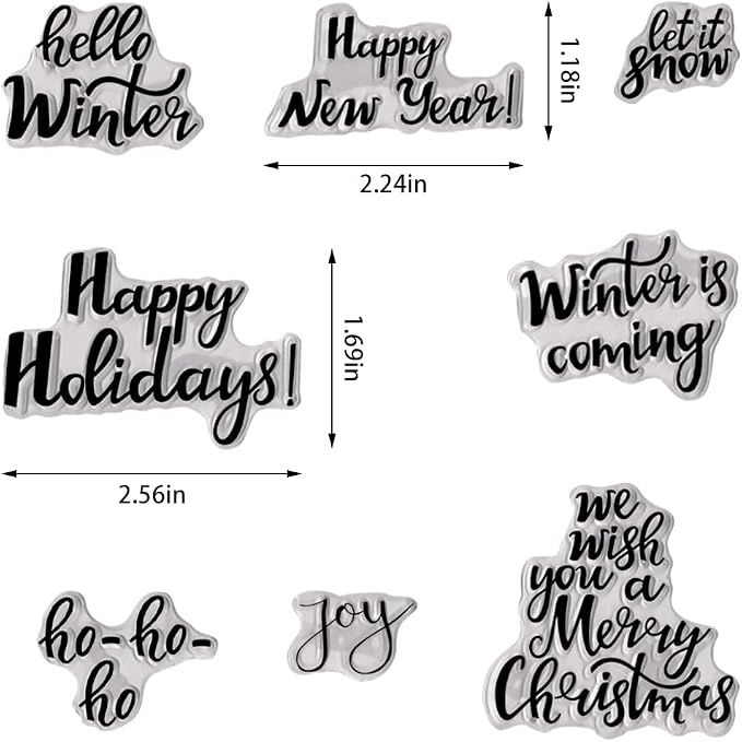 ABTOLS Merry Christmas Clear Stamps - Image 2