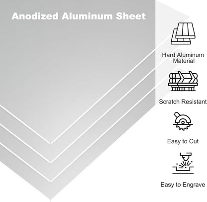 PATIKIL 7x5x1/32inch Anodized Aluminum Sheet - Image 3