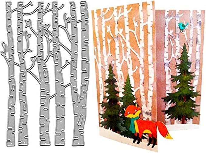 Lapoo Metal Cutting Die for Scrapbooking, 3D Backgrounds Frame New Cutting Dies by LAPOO