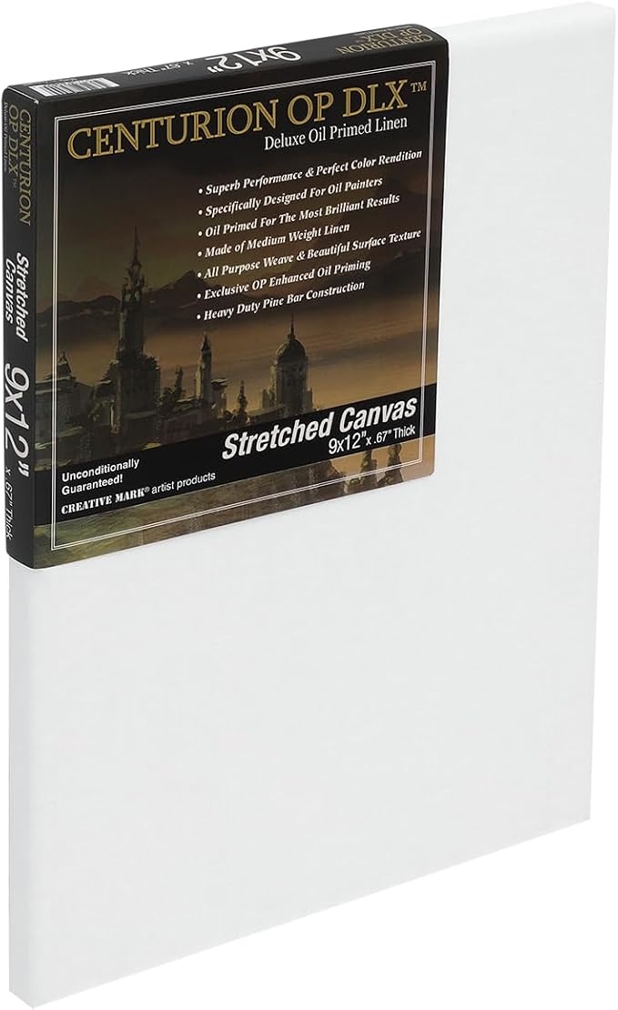 Centurion Deluxe Professional Oil Primed Linen Stretched Canvas, 11oz Linen - Image 2