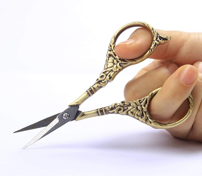 BIHRTC Vintage European Style Scissors Stainless Steel - Image 3