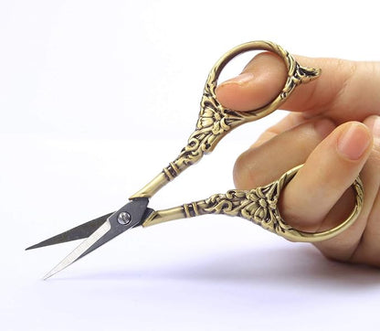 BIHRTC Vintage European Style Scissors Stainless Steel - Image 3