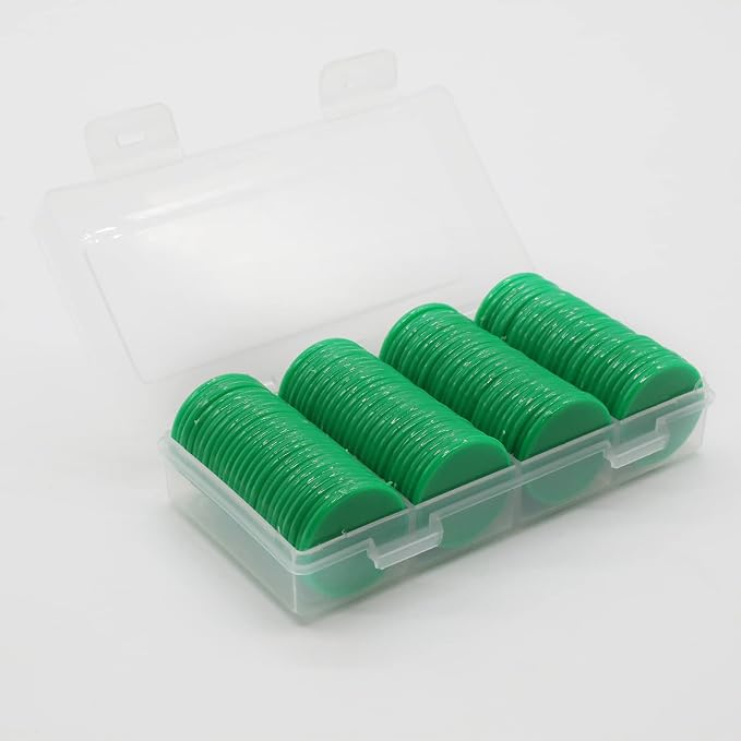 Set of 100 Opaque Plastic Learning Counters Mini Poker Chips Game Tokens - Image 2