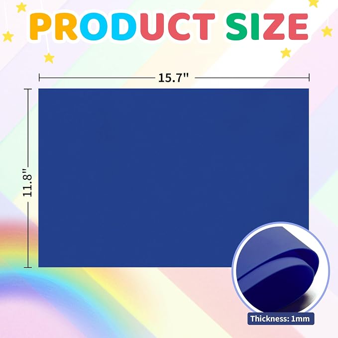 20 PCS EVA Foam Sheets DIY Handcraft Materials 1mm Thick 15.7 x 11.8 Inches - Image 2