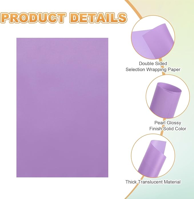 MECCANIXITY 100 Sheet Colored Vellum Paper 4" x 6", 100gsm Translucent - Image 3