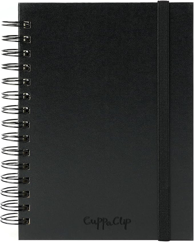 CuppaClip Sketch Book Hardcover Drawing Pad 300GSM Acid-Free Paper Spiral Bound by Unknown