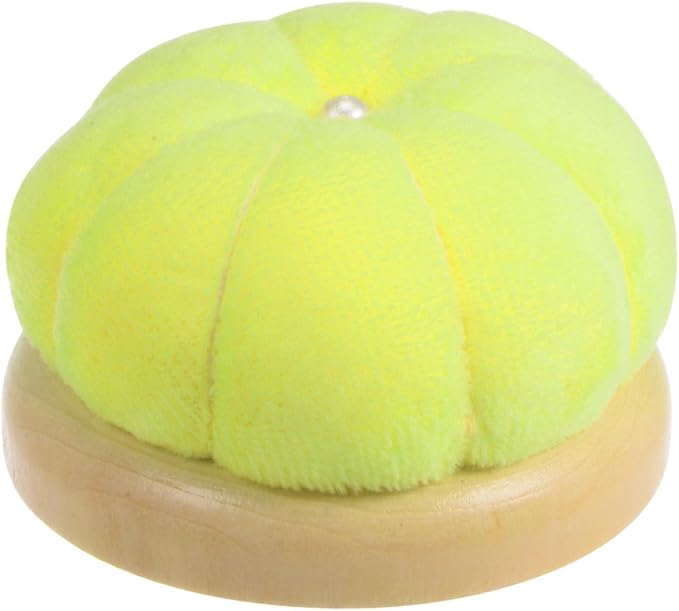 HARFINGTON Wooden Base Needle Pincushions Japanese Style Pin Cushions Round Pin by HARFINGTON