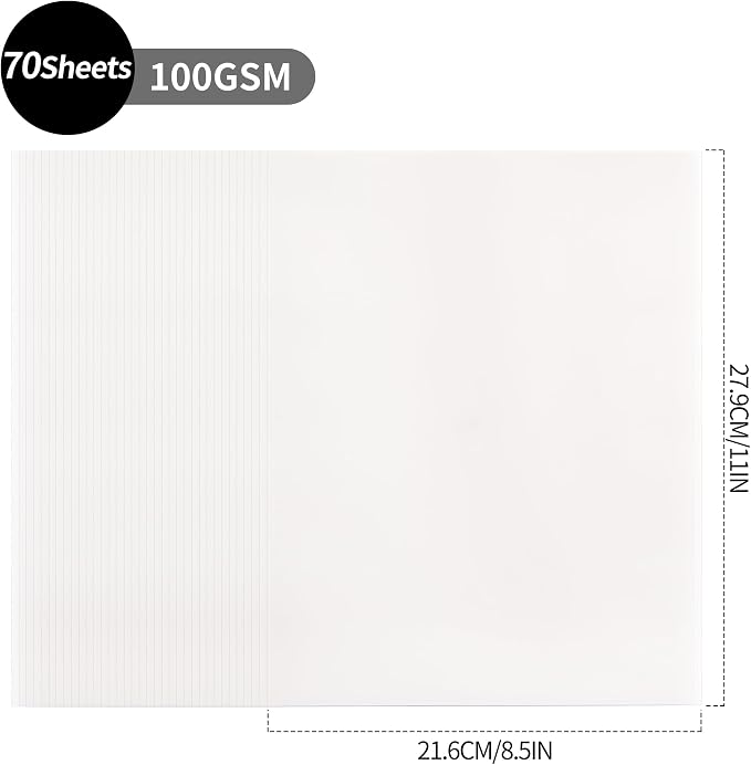 70 Sheets Transparent Vellum Paper - Image 2