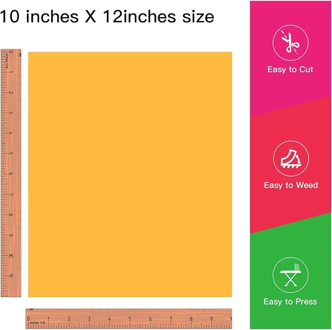 JANDJPACKAGING Heat Transfer Vinyl HTV - Image 6