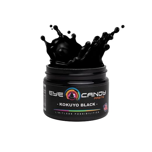 Eye Candy Black Resin Pigment Paste Kokuyo Black | Highly Pigmented, Ultra-Fine by EyeCandyPigments