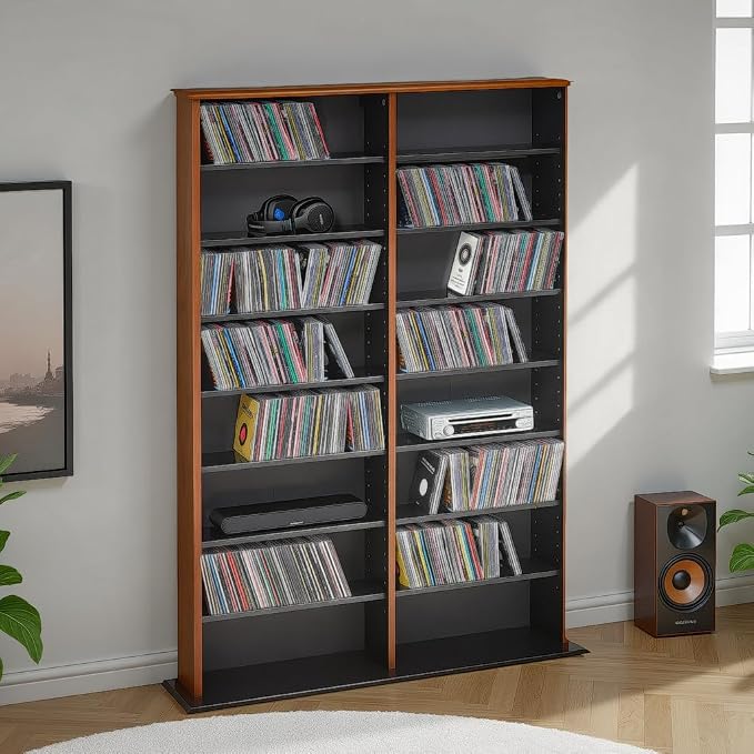 Prepac 2 Column Display Cabinet Media Storage, 38.75" Wide - Image 2
