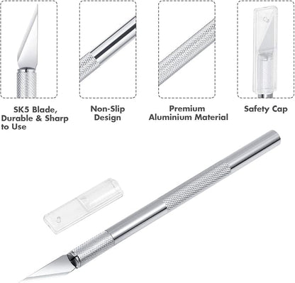 Anezus Craft Knife Precision Cutter and Self Healing Cutting Craft Mat Hobby - Image 3