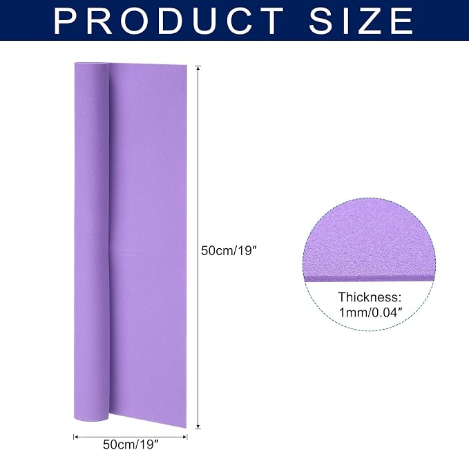 MECCANIXITY Foam Sheets Crafts 19x19 Inch 1mm EVA Craft Foam Paper Foam Sheets - Image 2