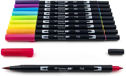 Tombow 56185 Dual Brush Pen Art Markers, Brush and Fine Tip Markers - Image 4