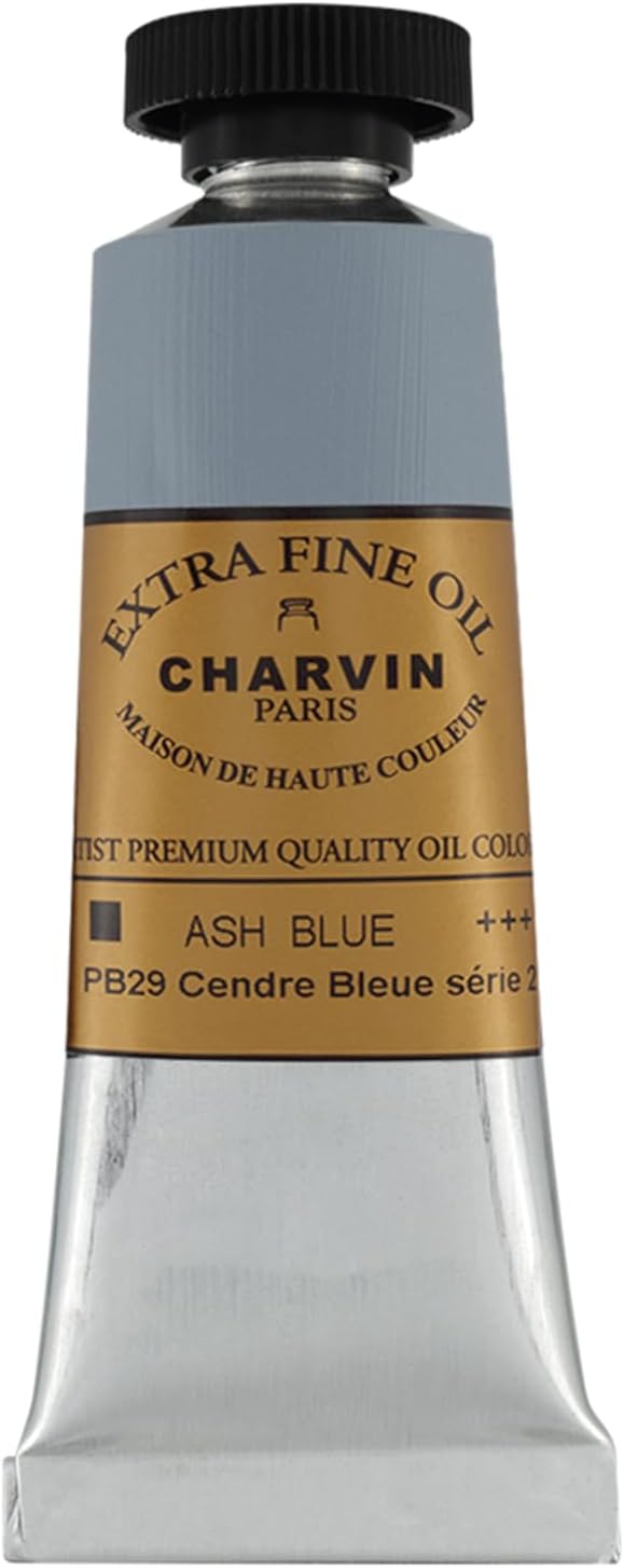 Charvin Extra Fine Oil Paint, Ash Blue 20 ml - Image 2