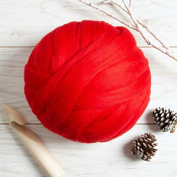 Colored Natural Wool roving, 8 OZ. Best Wool - Image 8