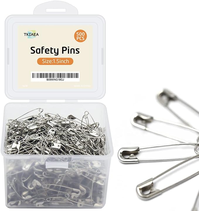 Small Safety Pins by Tkiaea