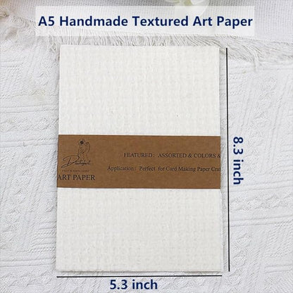 20 Sheets Scrapbook Paper A5 Size Textured Papers, Junk Journaling Supplies - Image 2