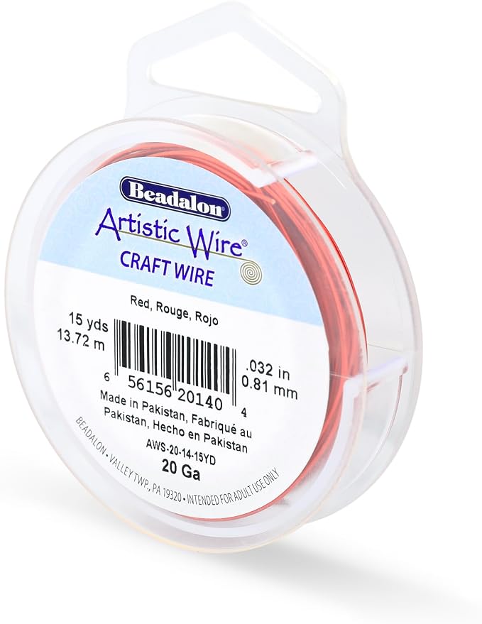 Artistic Wire, 20 Gauge Tarnish Resistant Colored Copper Craft Wire, 15 yd by Unknown