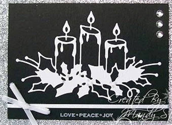 Metal Cutting Dies DIY Merry Christams Embossing Stencil Template Scrapbooking - Image 3