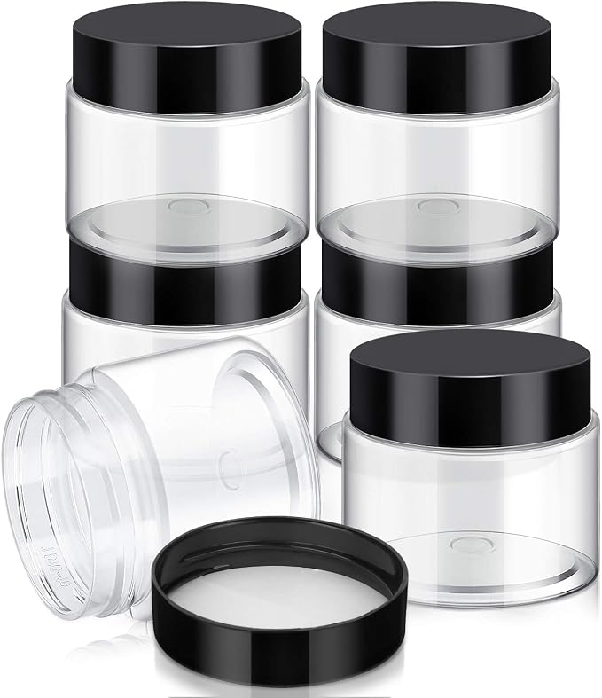 12 Pack 7 oz Plastic Container Jars - Image 3