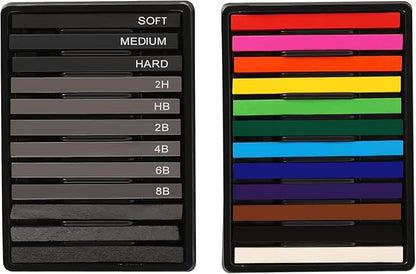Chalk Pastels, Vine Charcoal and Graphite Sticks by STAPENS