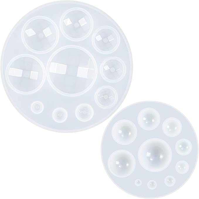 Mini Dome Cabochon Gemstone Pastry Silicone Mold - Image 6