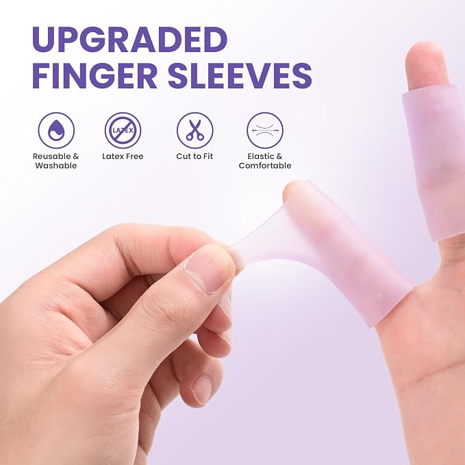 20 PCS Gel Finger Sleeve Protectors - Image 3