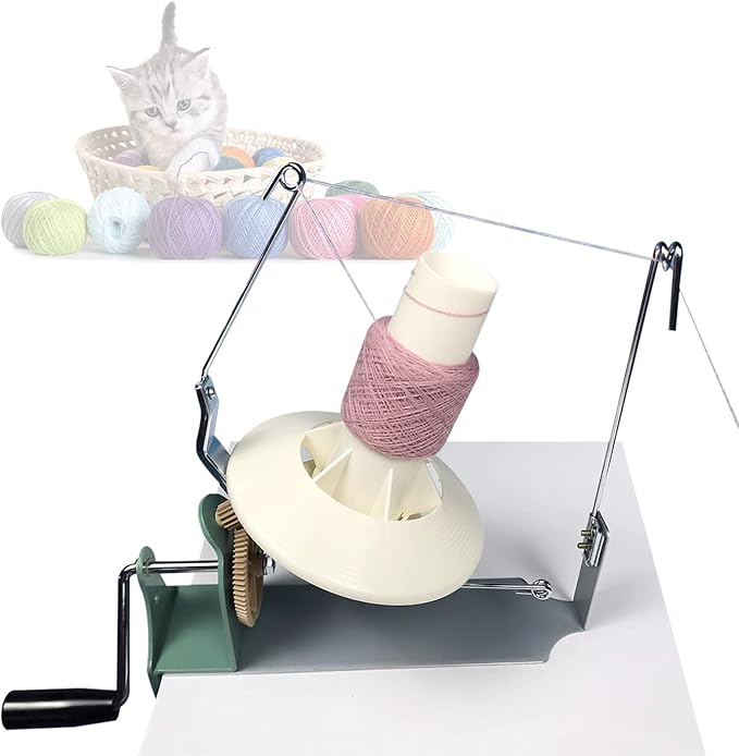 Yarn Ball Winder 18oz Large Swift Yarn Fiber Wool String Ball Winder, Tabletop by Gdrasuya10