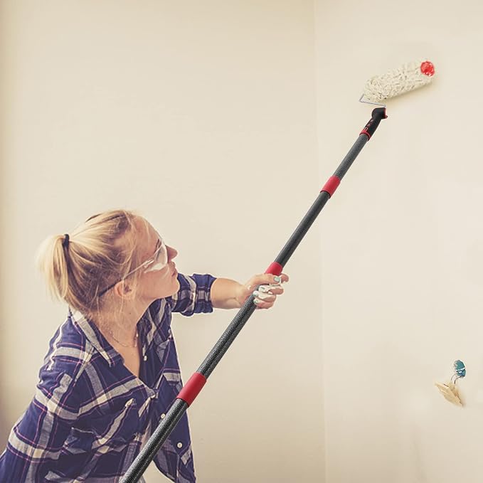 Paint Roller Extension Pole, 96inch Brush kit Multi-Function Paint Roller kit - Image 6