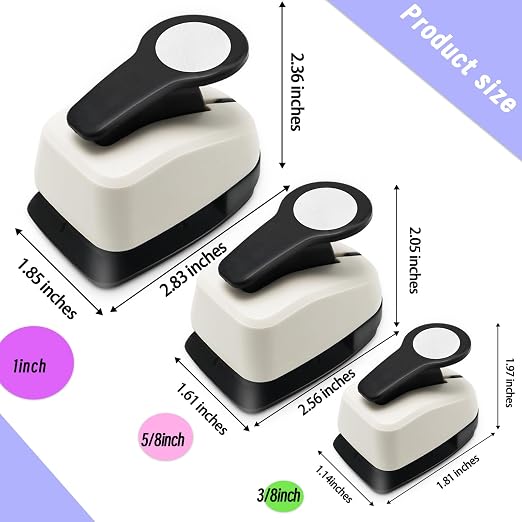Circle Punch, Circle Hole Punch, Paper Hole Puncher, 1 inch Hole PunchCircle - Image 6