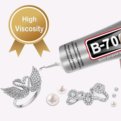 3.7oz B7000 Rhinestone Clear Glue - Image 8