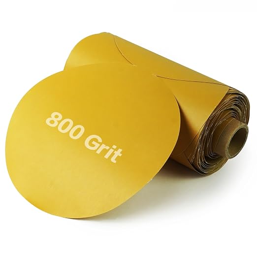 PSA Sanding Discs 6 Inch Adhesive Backed Sandpaper 100 Pack 800 Grit Self by Keeimp