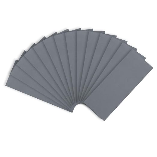 Sandpaper 6000 Grit, Wet Dry Sanding Sheets 9 x 3.6 Inch by Shineboc