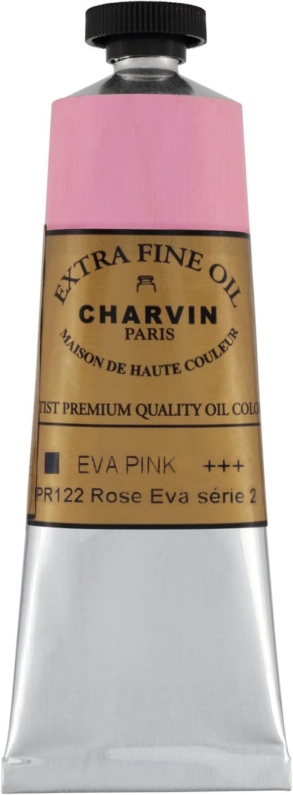 Charvin Extra Fine Oil Paint, Eva Pink 60 ml - Image 2