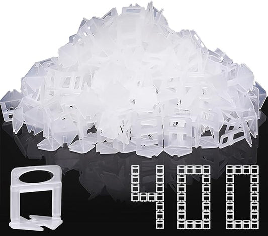 DGSL Tile Leveling System, 400-Piece Tile Spacers Clips 1/8 Inch Tile Tools by DGSL