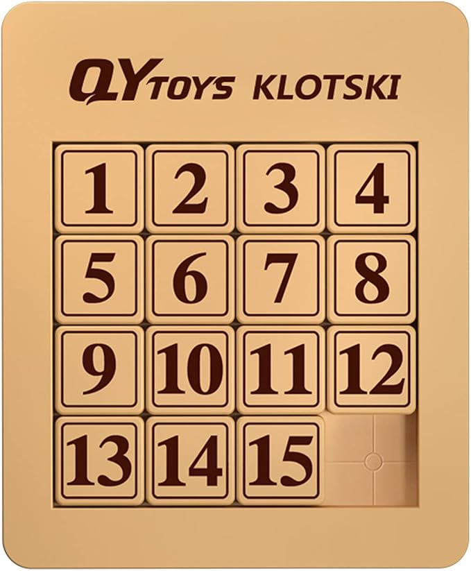 Cuberspeed magnetized Klotski Puzzle Slide Number Puzzle Puzzle Brain Teasers by Cuberspeed