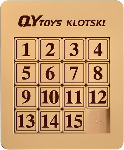 Cuberspeed magnetized Klotski Puzzle Slide Number Puzzle Puzzle Brain Teasers by Cuberspeed