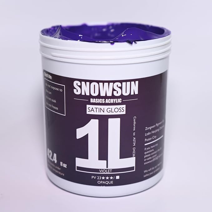 SNOWSUN Acrylic Paints, Large Bulk Heavy Body Acrylic Paint - Image 2