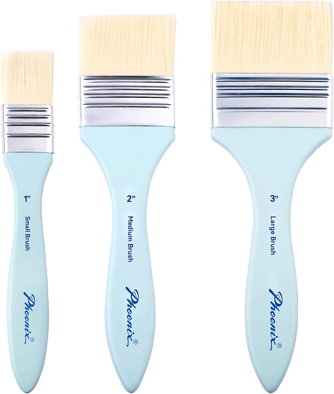 PHOENIX Flat Paint Brush Set by PHOENIX